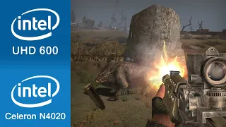 S.T.A.L.K.E.R. Call Of Pripyat Gameplay Intel UHD 600 + Intel Celeron N4020