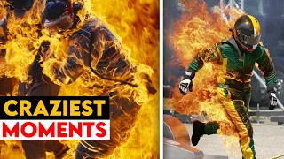 10 CRAZIEST Motorsports Moments EVER...