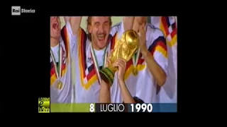 §.1/ - (Sport e Storia) 08 luglio 1990 Roma: Germania-Argentina 1-0 FINALE del Campionato del Mondo