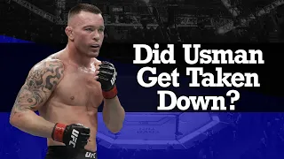 Did Covington Land a Takedown on Usman? - A Look at the Unified Rules of MMA