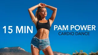 15 MIN PAM POWER Workout - Dance Style Cardio with amazing music