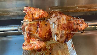 Kako ispeci Curku, Tuku na Raznju | Spit Roasted Turkey