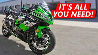 Kawasaki ZX6R Review ON TRACK! (Finally!)