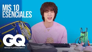 JIN de BTS y las 10 cosas sin las que no puede vivir | 10 esenciales | GQ México y Latinoamérica