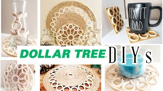 5 *Must see* Dollar Tree High-End diys/ wood ring decor