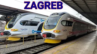 Trains, Trams & Buses in Zagreb / Mix Compilation ▶ 4K // Vlakovi, Tramvaji i Autobusi u Zagrebu ▶4K
