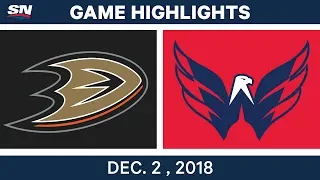 NHL Highlights | Ducks vs. Capitals - Dec 2, 2018