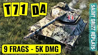 WoT T71 DA Gameplay ♦ 9 Frags 5k Dmg ♦ Light Tank Review