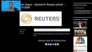 Hedge Fund Tips with Tom Hayes - VideoCast - Episode 225 - February 8, 2024