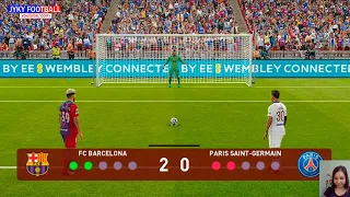 PES 2021 - Barcelona vs PSG - Penalty Shootout