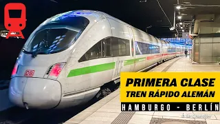 Hamburgo a Berlín 🚅🇩🇪 primera clase - tren ice