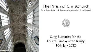 10am Sung Eucharist Sunday 10th July 2022