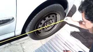 How to know if the tires are aligned