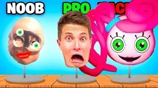 NOOB vs PRO vs HACKER su SCULPT PEOPLE! *Crea la FACCIA*