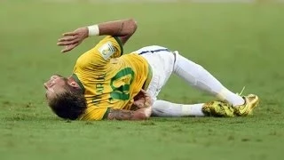 Fractura de Neymar | Se pierde el mundial | Brasil vs Colombia 2-1  #Brasil2014