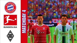 FC Bayern Munchen Vs. Borussia M'gladbach  - Bundesliga 22/23 Matchday 4 | FIFA 22 - Full Match