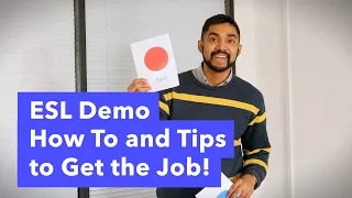 ESL China Demo Class - How To Do It and Tips to Get the Job!