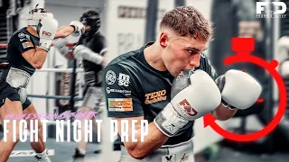 Fight Night Prep | Day in Camp with Professional Boxer (SPARRING DAY)