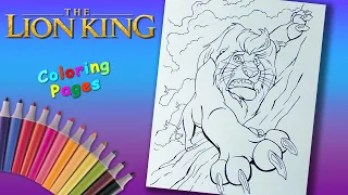 The Lion King Coloring Book For Kids  Lion Mufasa Coloring Pages