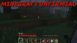 I TRIED MINECRAFT UNFIRMIAL!! *INVASION OF EVIL ANIMALS*