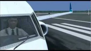 [HD] FSX Garuda Indonesia PMDG B737-800 Take Off at Soekarno Hatta