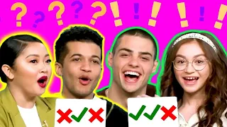 Guess the Celeb by Their VOICE w/ Lana Condor, Noah Centineo, Jordan Fisher, and Anna Cathcart