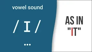 Vowel Sound / ɪ / as in "it" - American English Pronunciation