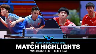 Wang/Sun vs Wong/Doo | XD SF | WTT Contender Zagreb 2023