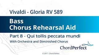 Vivaldi's Gloria Part 8 - Qui tollis peccata mundi - Bass Chorus Rehearsal Aid