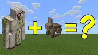 I Combined an Iron Golem and a Rabbit in Minecraft - Here's What Happened...