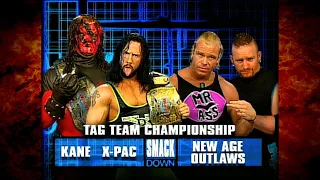 Kane & X-Pac vs The New Age Outlaws WWF Tag Titles Match 4/29/99