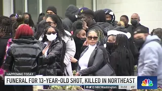Funeral Held for 13-Year-Old Fatally Shot in DC | NBC4 Washington