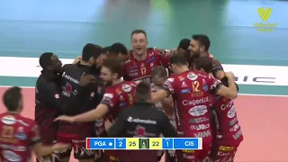 Top Volley Cisterna vs. Sir Safety Susa Perugia - FIVB - SuperLega - Match Highlights