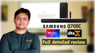 Samsung HW-Q700C Dolby Atmos & DTS X Soundbar Full review || Pros & Cons discussed