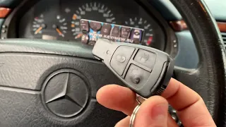 Mercedes W210 программирование бу Ключа