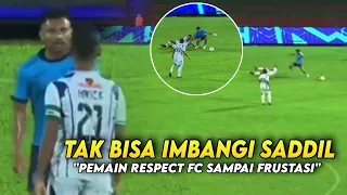 DI BUAT MARAH SADDIL 😨Lihatlah Frustasinya Pemain Respect FC Jaga Saddil Ramdani