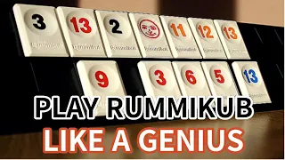 PLAY RUMMIKUB LIKE  A GENIUS 107 #boardgames #rummikub #game