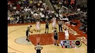 Rockets vs Spurs 09.12.2004 Tracy McGrady 13 points during 40 seconds full match