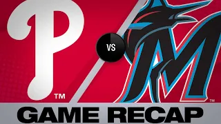 Phillies' bats hang 9 on Marlins in win - 4/12/19