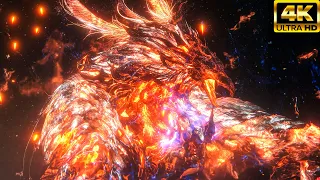 FINAL FANTASY 16 | Phoenix vs Ifrit Cinematic Battle 4K