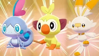 WE GOT ALL 3 SHINY STARTERS?! Shiny Scorbunny, Sobble & Grookey!