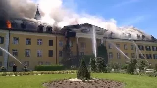 Brand - Brandstiftung Schloss Ebenzweier Chronologie lang
