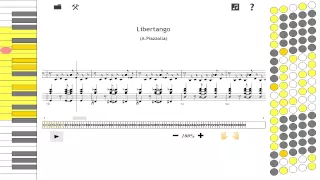 как играть на аккордеоне Libertango