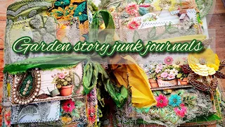 Garden story junk journals | flip through | bohoneeds | #journaljigsaw