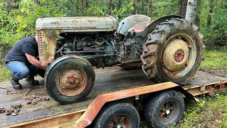 Massey Ferguson TO35 first start since 2003 thanks to Brad of @hendersonequipment