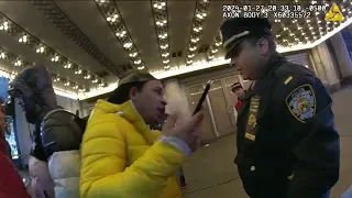 Police body cam captures shocking Times Square attack on NYPD officers