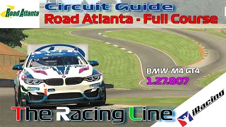 Circuit Guide - Road Atlanta - Full Course 1:27.807 | iRacing | BMW M4 GT4 12.0 Week 12