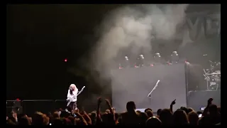 Dave Mustaine from Megadeth stops the show to call out security for bullying a fan."