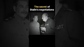 The secret of Stalin's negotiations #stalin #Churchill #shorts