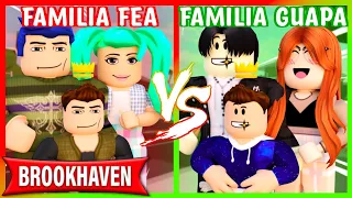 FAMILIA FEA VS FAMILIA GUAPA en BROOKHAVEN - Roblox YoSoyLoki